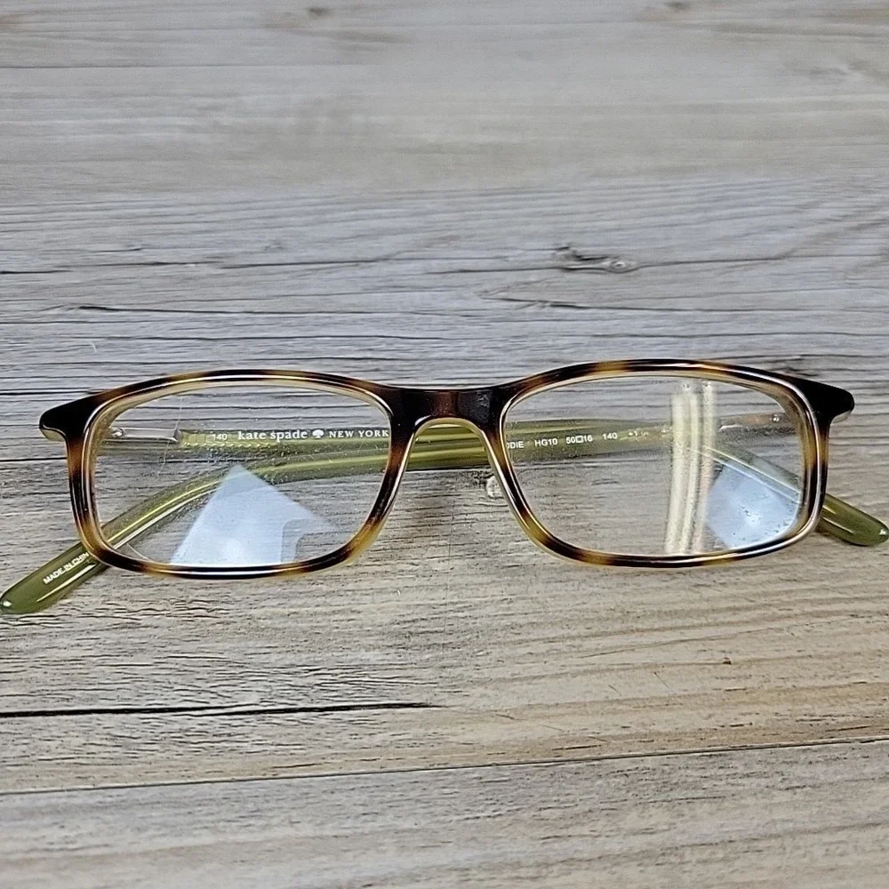 Kate Spade Eyeglasses Jodie HG10 Frames Only Brown Tortoise 50-16 140mm Full Rim